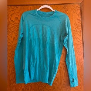 lululemon Swiftly Tech Long Sleeve, Teal, Size 12